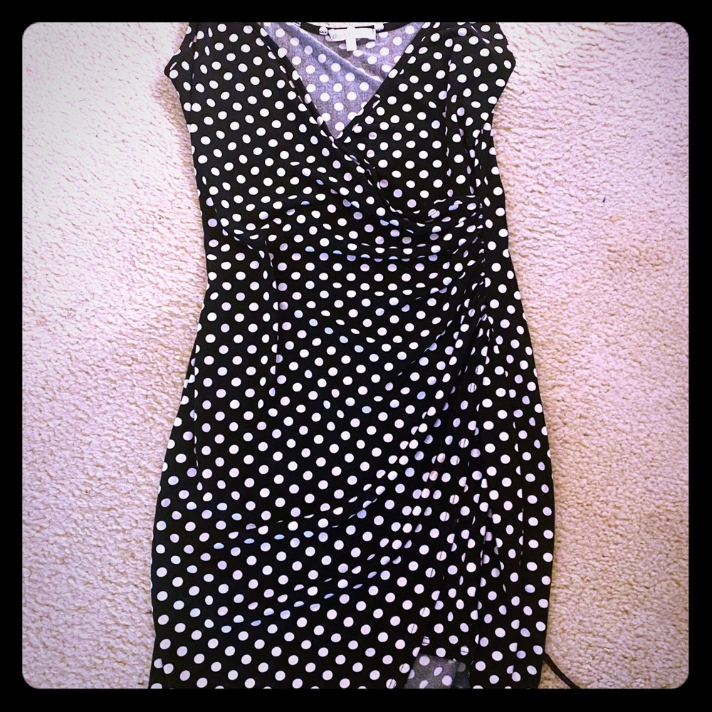Blue & white strap pY dress